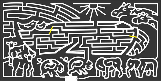 07_FL_Hilliard Florida, Noah's Ark, ark, giraffe, elephant, Pig, Bird, Cow, rainbow, Animals, scripture, bible, .jpg
