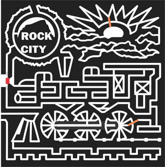 08_GA_Rock_City Georgia, Train, engine, locomotive, Sun, rock, 2008.jpg