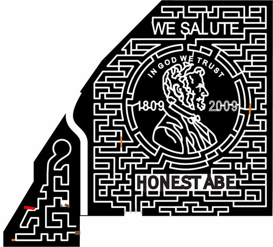 09_ID_Meridian Idaho, penny, cent, coin, money, Abraham Lincoln, president, 2009,