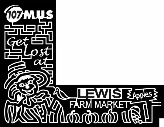 09_MI_New Era Michigan, Scarecrow, Pumpkin, bucket, crow, apples, Sign, 2009, sponsor, Radio, 107mus,