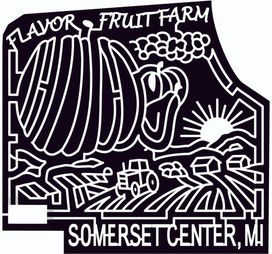 09_MI_Somerset Michigan, Pumpkin, Barn, farm, Tractor, Sun, fruit, 2009