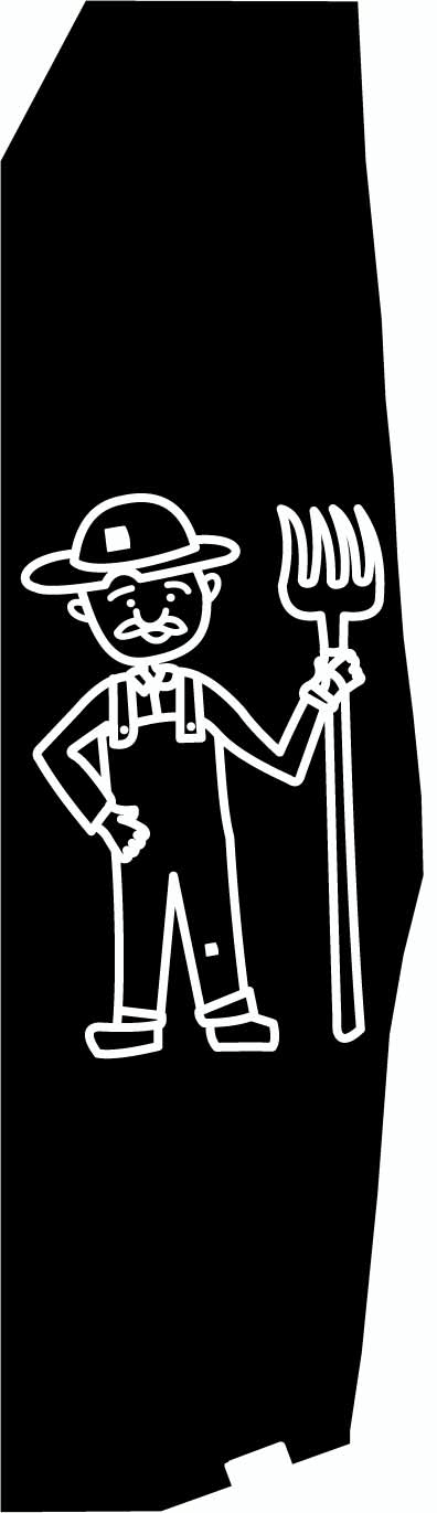 09_MO_Southwest City Missouri, Farmer, farm, pitch, fork, 2009