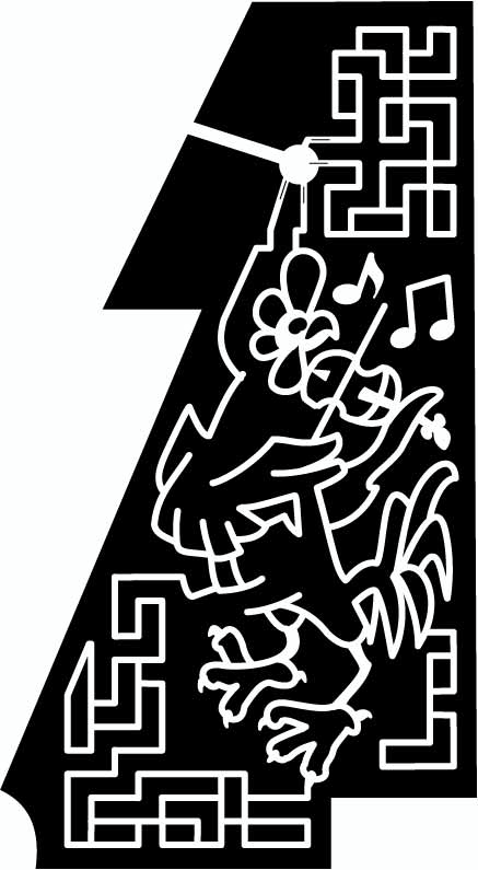 09_MS_Water Valley Mississippi, Music, Chicken, Rooster, violin, fiddle, notes, 2009