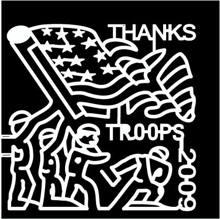 09_NJ_Fork River New Jersey, Flag, Troops, America, American, Soldier, pole, Patriotic, 2009