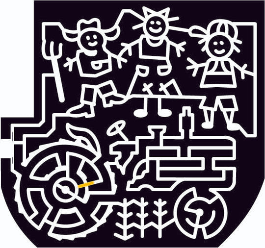 09_NY_Warwick Tractor, Children, Kids, Corn, New York, stick, People, Stalk, 2009