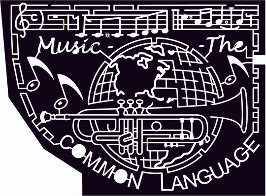 09_OH_Lebanon Ohio, Music, Note, trumpet, planet, globe, treble clef, notes, 2009