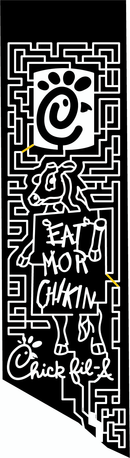 09_TN_Knoxville Tennessee, logo, Cow, Chick Fil A, restaurant, sponsor, 2009, chick-fil-a, chickfila,