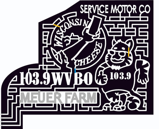 09_WI_Chilton Wisconsin, logo, Animal, Cat, Tiger, cheese, sponsor, wvbo, meuer, 2009