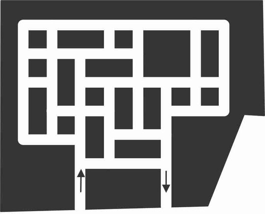 10-ENG_Cumbria B Small, Kiddie Maze, 2010, logan, England, paths, lines, straight