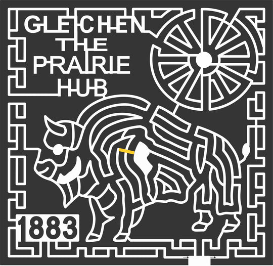 10_AL_Cluny Alabama, wheel, Animal, buffalo, bison, 2010