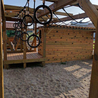 Clambering Loop Run w/5/8" walk rope - The MAiZE