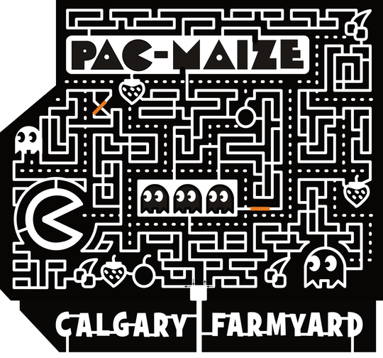 23_AB_Calgary Pac-man, Cherry, Strawberry, Ghost, Maze