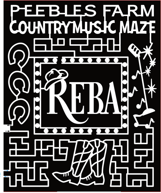 23_AR_Augusta Reba, Cowboy Hat, Microphone, Music notes, Boots, Horse shoe, Star