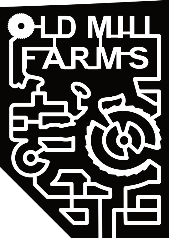 24_FL_Macclenny Tractor, Old Mill Farms, Gear, Logo