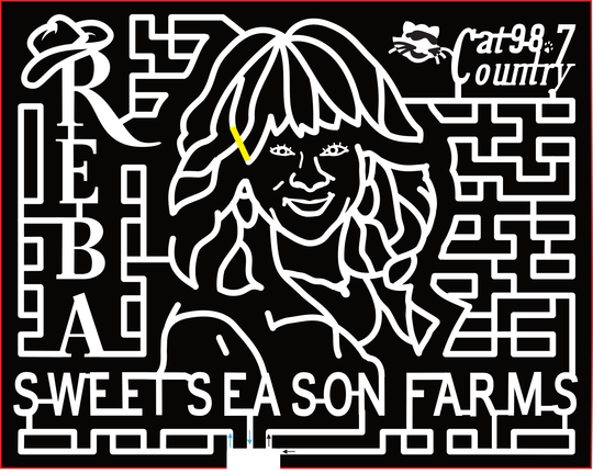 23_FL_Milton Sweet Season Farms, Reba, Cat Country 98.7, logo, Cat, Cowboy Hat, Face,