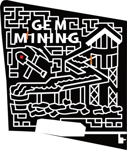 23_GA_Watkinsville Gem Mining, Shovel, Pick Ax, Sluice, Rock, Water, Tower