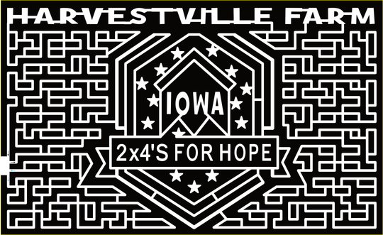 23_IA_Donnellson Harvestville Farm, Iowa, 2x4's for Hope, Stars, Logo