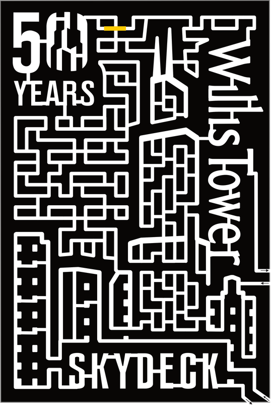 23_IL_MaplePark 50 Years, Willis Tower, Skydeck, Logo, Building