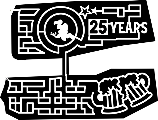 23_MA_Westport Logo, 25 Years, Beer Mugs, Stars, Bird