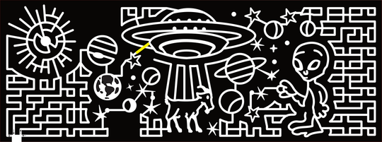 23_MI_Goodrich UFO, Goat, Alien, Planet, Earth, Saturn, Jupiter, Solar System, Star