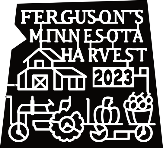 23_MN_Jordan Ferguson's Minnesota Harvest 2023, Barn, Tractor, Pumpkin, Wagon, Apple Basket