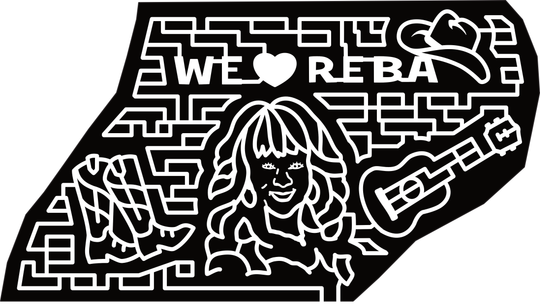 23_NC_Charlotte We Heart Reba, Cowboy Hat, Cowboy Boots, Face, Celebrity, Guitar