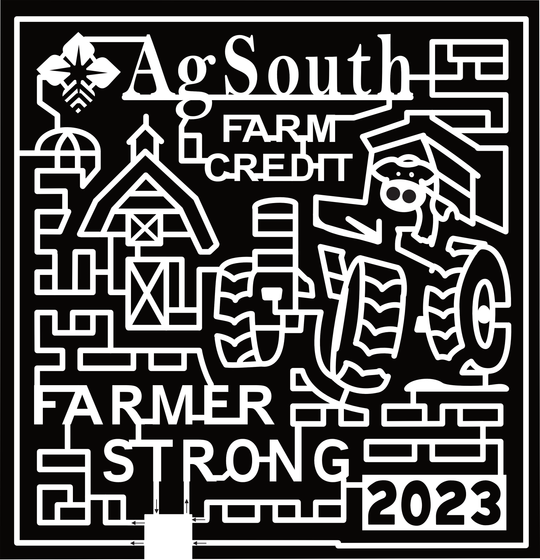 23_NC_Richfield AgSouth Farm Credit, Logo, Silo, Barn, Tractor, Pig, Farmer Strong, 2023