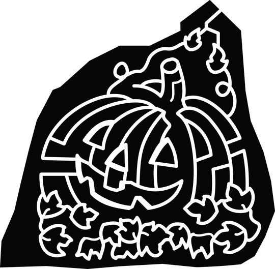 23_NC_Ruffin2 Pumpkin, Leaves, Jack-O-Lantern