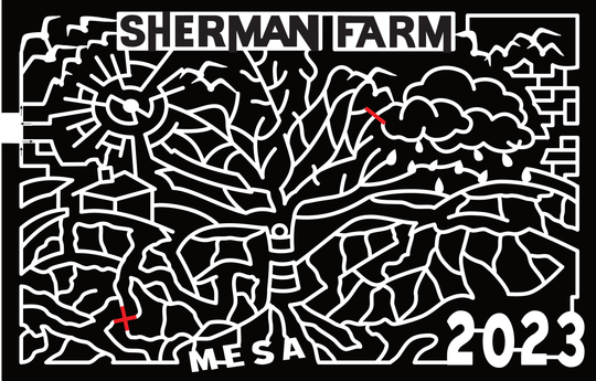 23_NH_CenterConway Sherman Farm, Birds, Sun, Mountain, Tree, Cloud, Rain, Mesa, 2023, Field, Barn