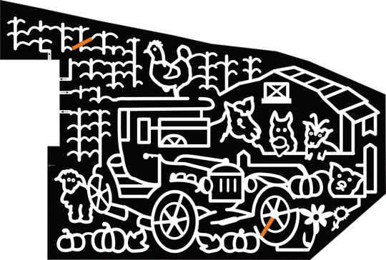 23_NY_Schaghticoke Corn, Rooster, Farm, Animals, Barn, Goat, Pig, Sheep, Horse, Cow, Flower, Car, Pumpkin, Leaf