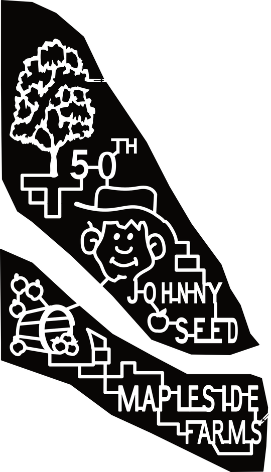 23_OH_NewBrunswick Tree, 50th, Face, Johnny Apple Seed, Apple Basket, Mapleside Farms