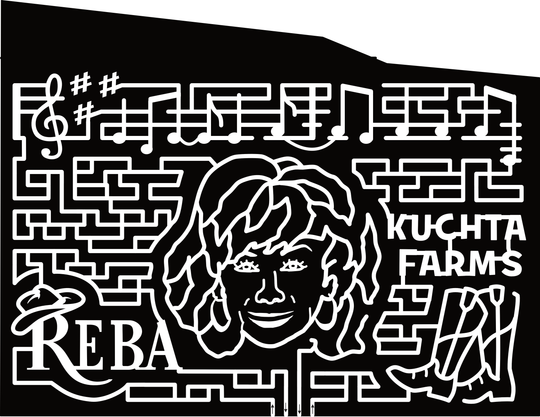 23_OH_NewtonFalls Reba, Music Sheet, Music Notes, Face, Cowboy Hat, Cowboy Boots, Kuchta Farms