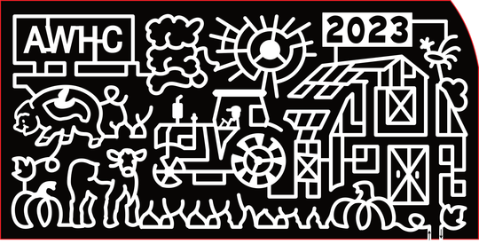 23_UT_Wellsville 2023, AWHC, Cloud, Sun, Tractor, Barn, Pig, Pumpkin, Cow, Leaf, Chicken