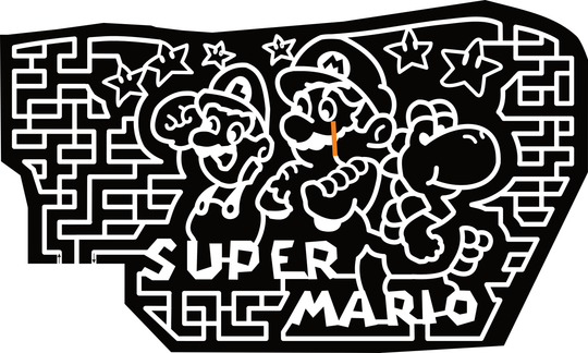 23_VT_Guilford Super Mario Bros, Mario, Luigi, Yoshi, Star