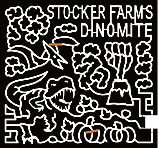 23_WA_Snohomish Stocker Farms Dinomite, Volcano, Dinosaur, Pumpkin, Cloud