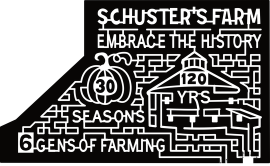 23_WI_Deerfield Schuster's Farm, Embrace the History, 30 Seasons, 120 Yrs, 6 Gens of Farming, Pumpkin, Silo, Building