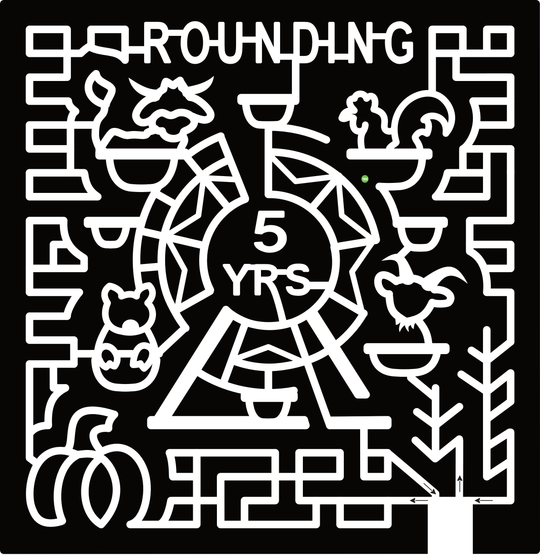 23_WI_Fond du Lac Rounding 5 yrs, Ferris Wheel, Pumpkin, Corn, Farm Animal, Cow, Chicken, Pig, Goat