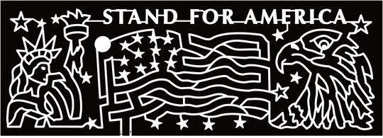 24_CA_Temecula Flag, Eagle, Statue of Liberty, Stand For America, Star