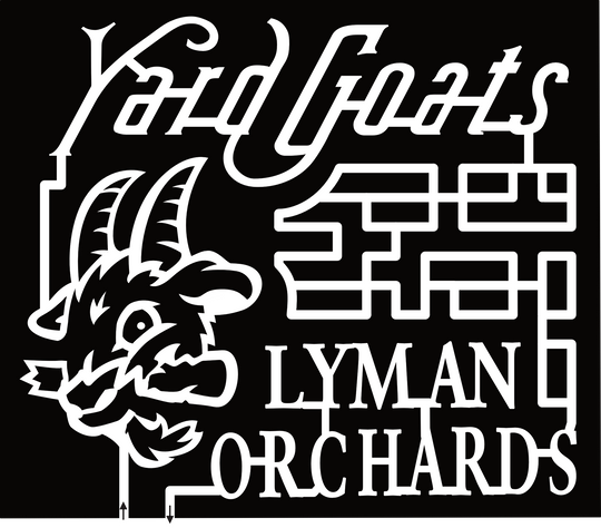 24_CO_MiddleField Yard Goats, Goat, Lyman Orchards, Logo
