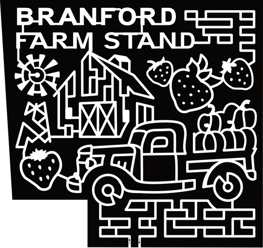 24_FL_Branford Truck, Branford Farm Stand, Barn, Strawberry, Windmill, Pumpkins