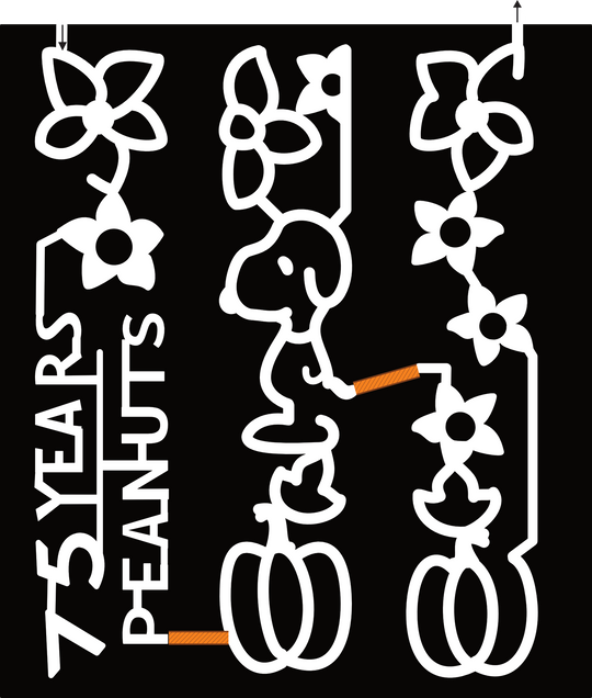 24_FL_Clewiston Snoopy, Peanuts, 75 Years, Flowers, Pumpkins