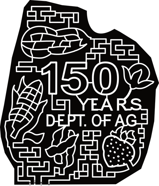 24_GA_Ashburn, 150 Years, Dept of Ag, Strawberry, Peas, Peanut, Corn