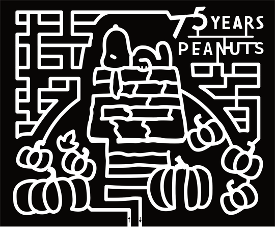 24_IA_Decorah Snoopy, Peanuts, 75 Years, Pumpkin
