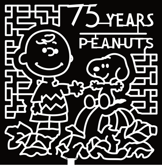 24_IA_Long Grove Snoopy, Peanuts, 75 Years, Charlie Brown, Pumpkin, Leaves