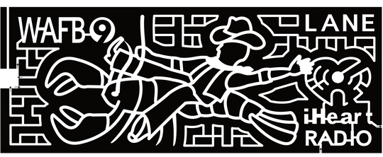 24_LA_Pine Grove WAFB 9, Lane, iHeart Radio, Lobster, Cowboy, Logo
