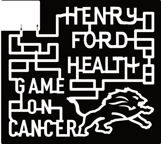 24_MI_Washington Twp, Henry Ford Health, Game On Cancer, Lion