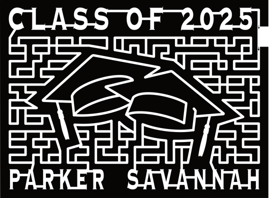24_MO_Hannibal Class Of 2025, Parker, Savannah, Graduation Cap