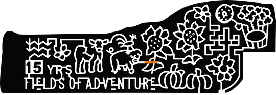 24_PA_Aspers, 15 Yrs, Fields Of Adventure, Cow, Pig, Flowers