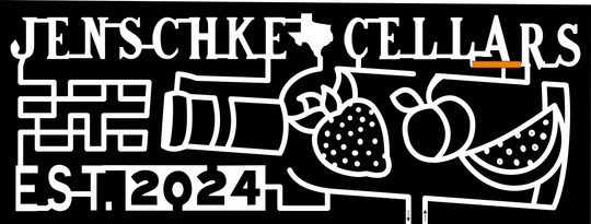 24_TX_Fredricksburg Jenschke Cellars, EST 2024, Strawberry, Peach, Watermelon, Bottle