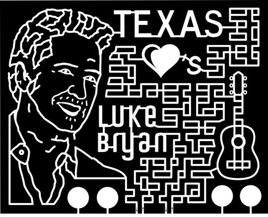 24_TX_Victoria, Texas Hearts Luke Bryan, Guitar, Face, Luke Bryan